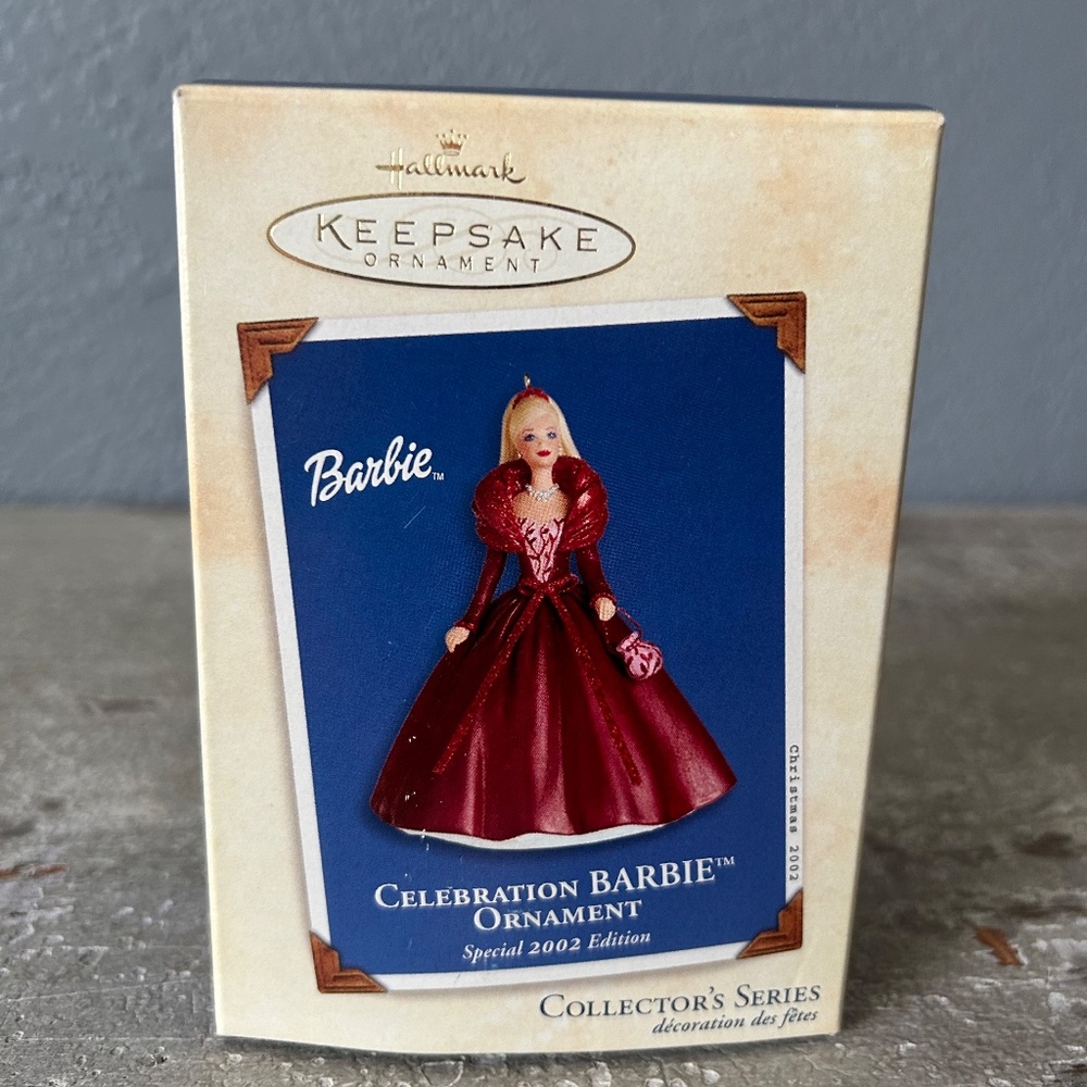 2002 Celebration Barbie Hallmark Keepsake Ornament Third in Series
